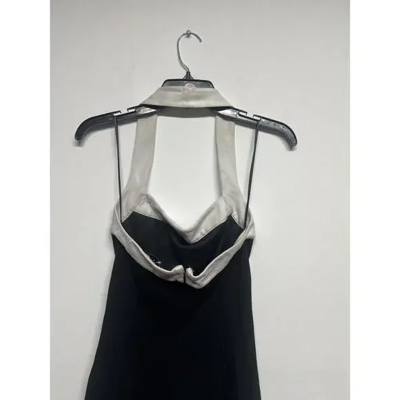 NICHOLAS Jane Midi Dress in Solid Black & Milk - Picture 12 of 12